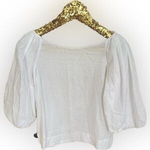 Harshman Balloon Puff Sleeve Cotton Tee